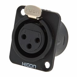 3-pole XLR Connectors (Male/Female)