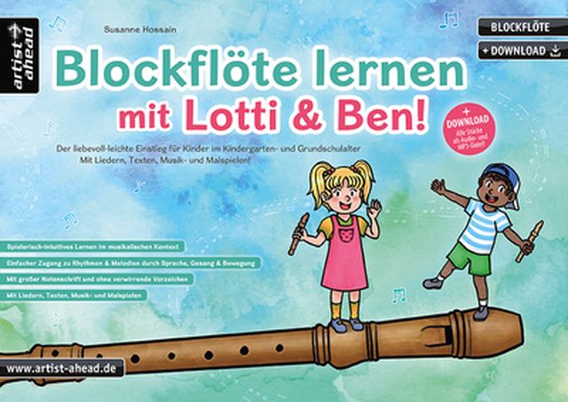 Artist Ahead Musikverlag Blockflöte lernen Lotti & Ben