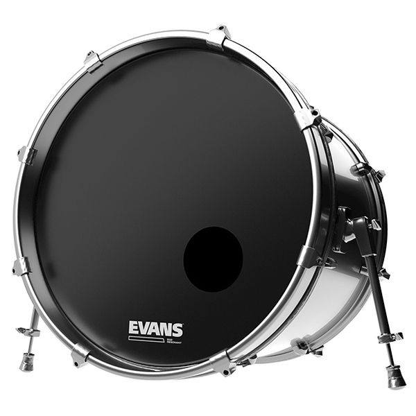 Evans 22" EQ3 Resonant Bass Drum BK