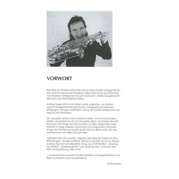 Schott Saxophon Spielen Hobby A-Sax 1