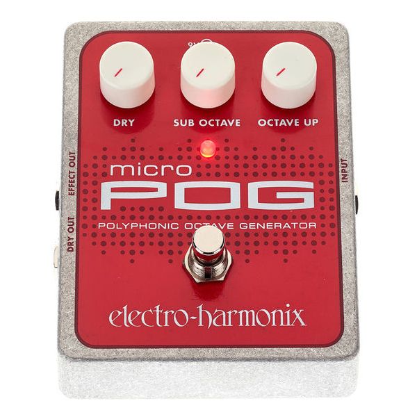 Electro-Harmonix Electro-Harmonix Micro Pog Polyphonic Octave Generator Effects Pedal EHX 