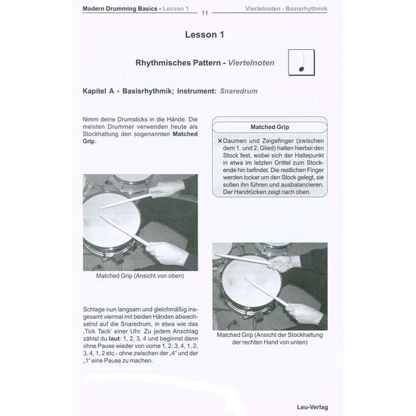 Leu Verlag Modern Drumming Basics