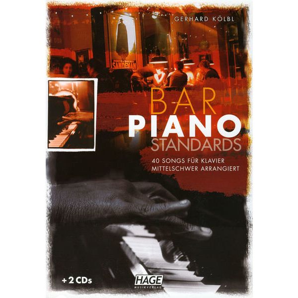 Hage Musikverlag Bar Piano Standards +CD