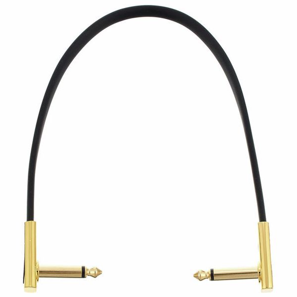 Rockboard Flat Patch Cable Gold 30 cm
