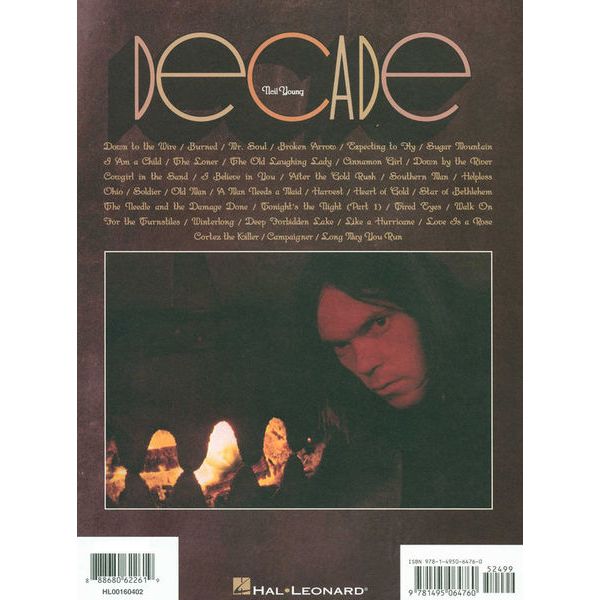 Hal Leonard Neil Young: Decade