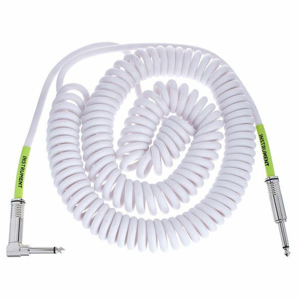 Ernie Ball Spiral Instrument Cable White
