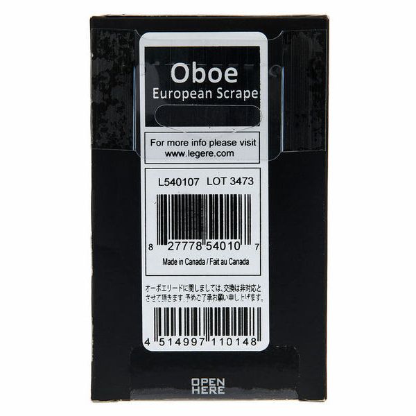 Legere Oboe Reed Medium Soft