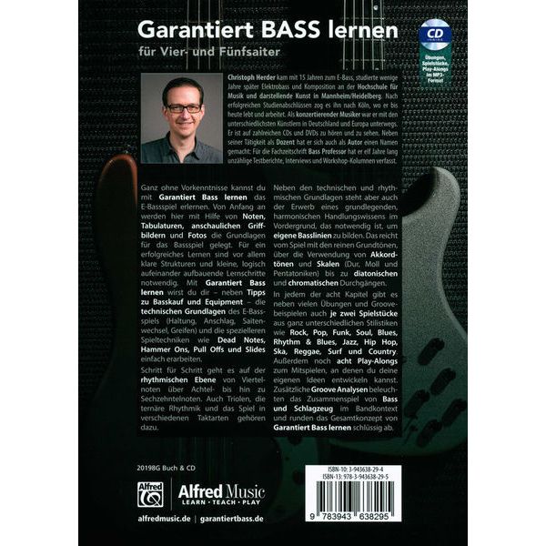 Alfred Music Publishing Garantiert Bass lernen