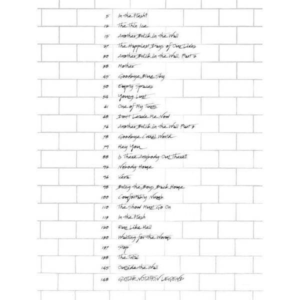 Hal Leonard Pink Floyd: The Wall Guitar