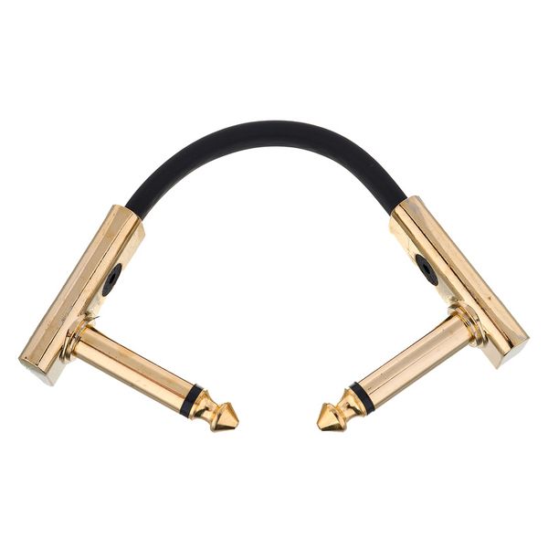 Harley Benton Pro-10 Gold Flat Patch Cable