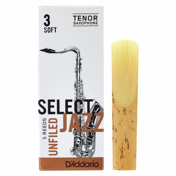 DAddario Woodwinds Select Jazz Unfiled Tenor 3S