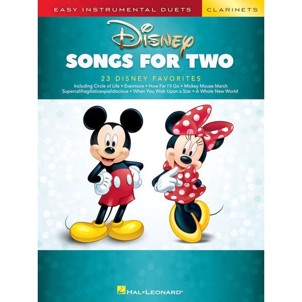 Hal Leonard Disney Songs For Two Clarinet Thomann Uk