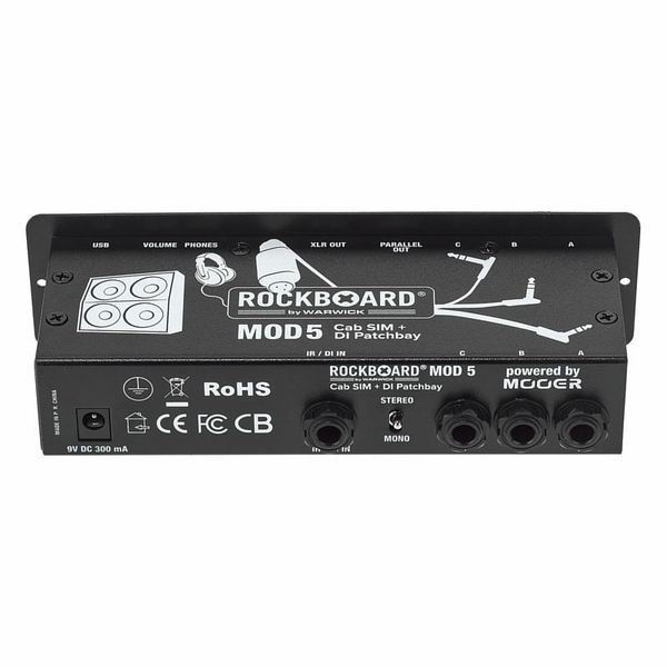 Rockboard MOD 5 - Cab SIM + DI Patchbay