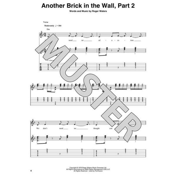 Hal Leonard Pink Floyd Deluxe Guitar