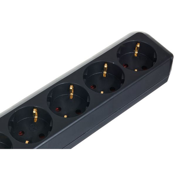 Brennenstuhl Eco-L 6 Way Split 1,5m BK