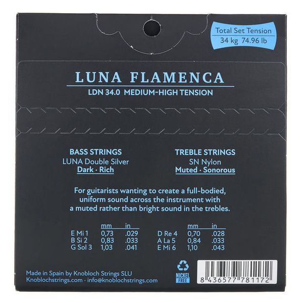 Knobloch Strings Luna Flamenca LDN 34.0 MHT