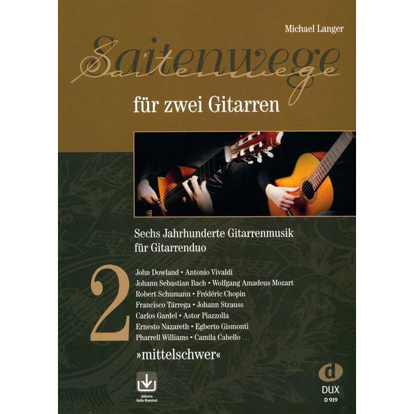 Edition Dux Saitenwege for zwei Gitarren 2