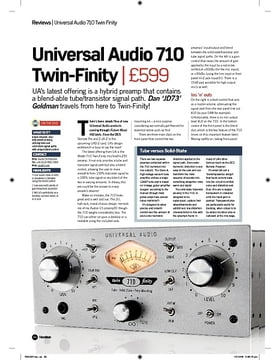 universal audio twin finity