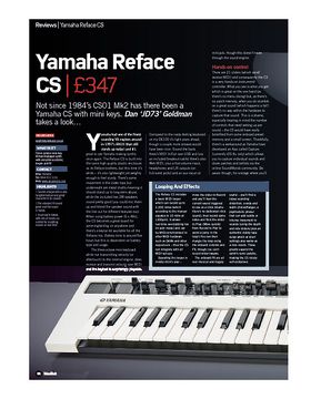 yamaha reface cs mobile mini keyboard
