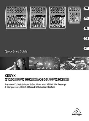 behringer xenyx q802usb audio interface