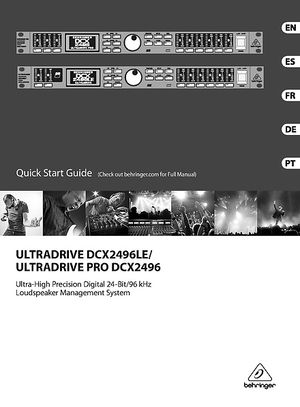 behringer dcx2496 ultradrive pro