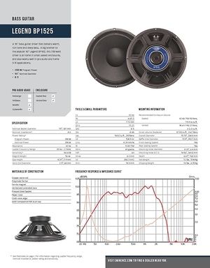 eminence legend 1525