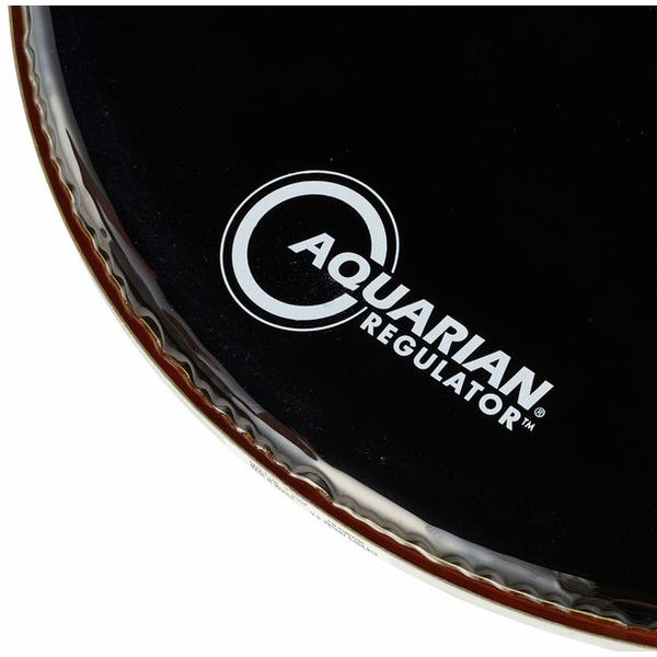 Aquarian 22" Regulator Black Bass Drum