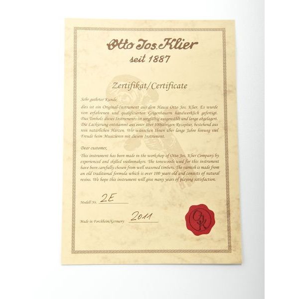 Otto Jos. Klier 2E Student Violin 4/4 u2013 Thomann United States