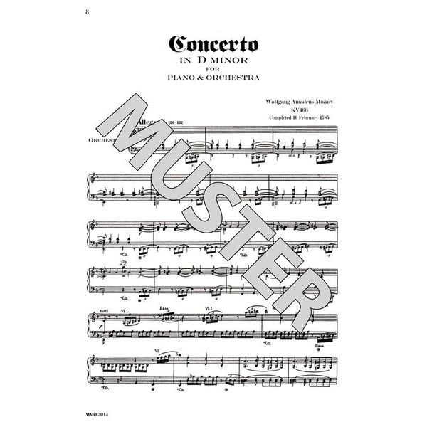 Music Minus One Mozart Concerto No.20 KV 466