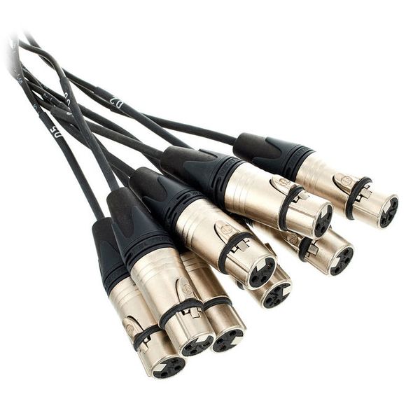 pro snake SUB-D 25pin-XLRF 2m