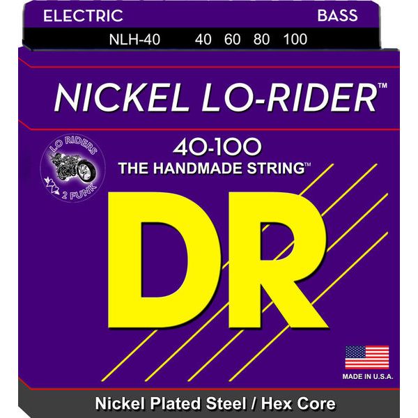 DR Strings Nickel Lo-Rider NLH-40