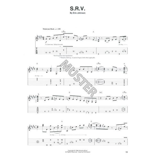 who plays white cliffs of dover guitar tab eric johnson