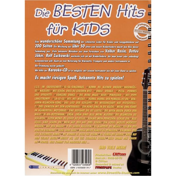 Streetlife Music Die besten Hits for Kids