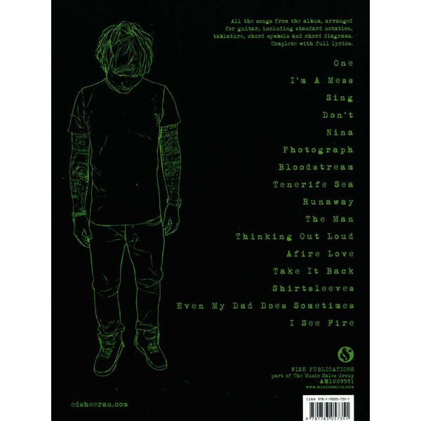 Wise Publications Ed Sheeran X Thomann Ellada