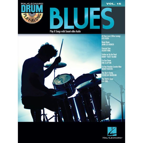 Hal Leonard Drum Play-Along Blues