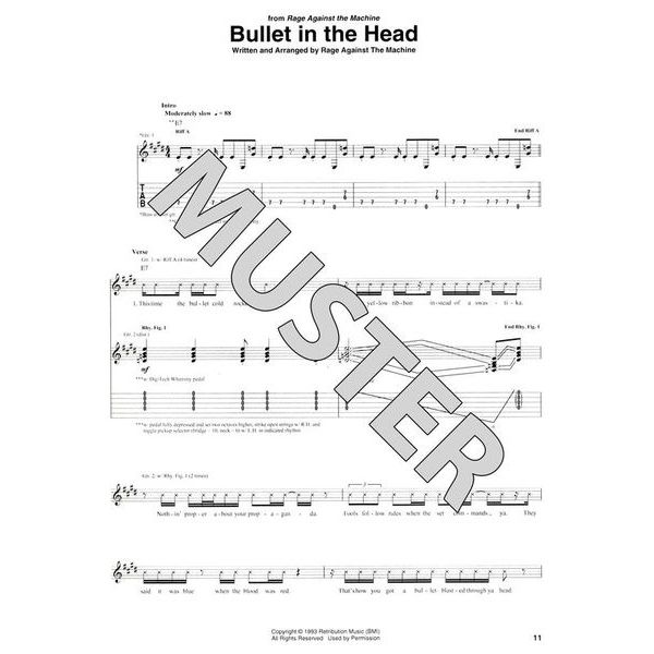 Hal Leonard Rage Against The Machine