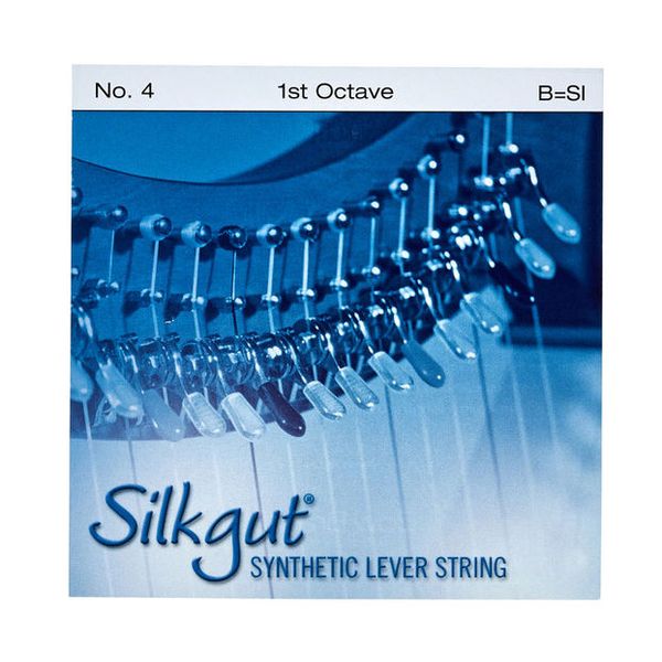 Bow Brand Silkgut 1st B Harp String No.4