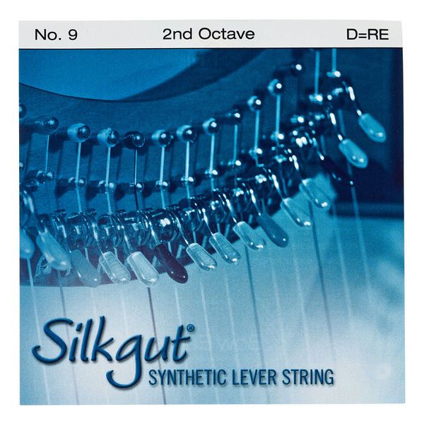 Bow Brand Silkgut 2nd D Harp String No.9