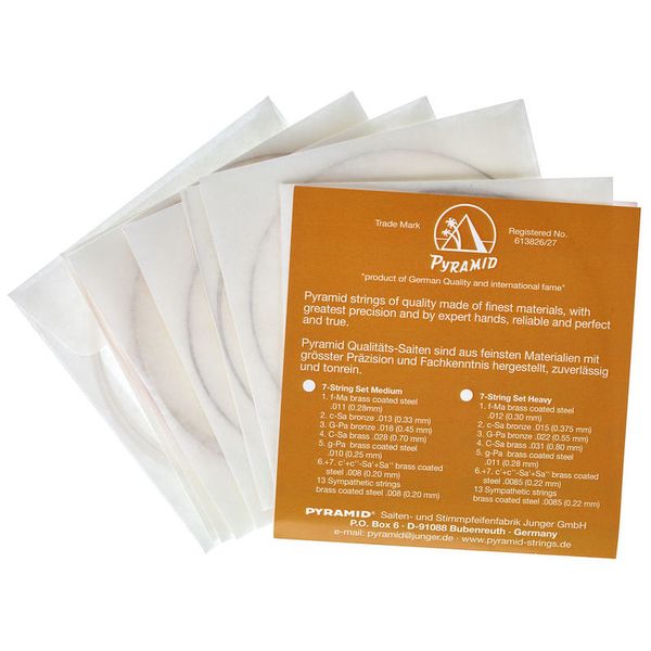 Pyramid M674/20 Medium Sitar Strings