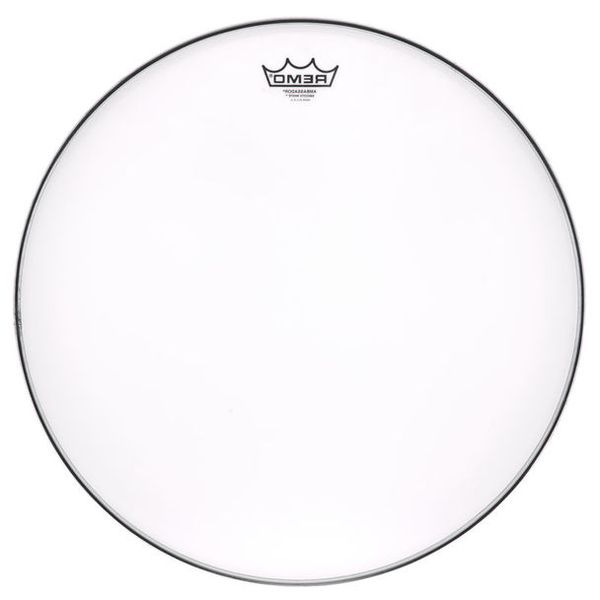 Remo 18" Ambassador Smooth White