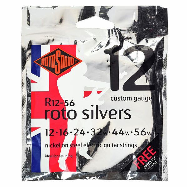 Rotosound Silvers 12-56 Nickel Strings