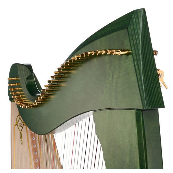 Salvi Una Deluxe Lever Harp Green