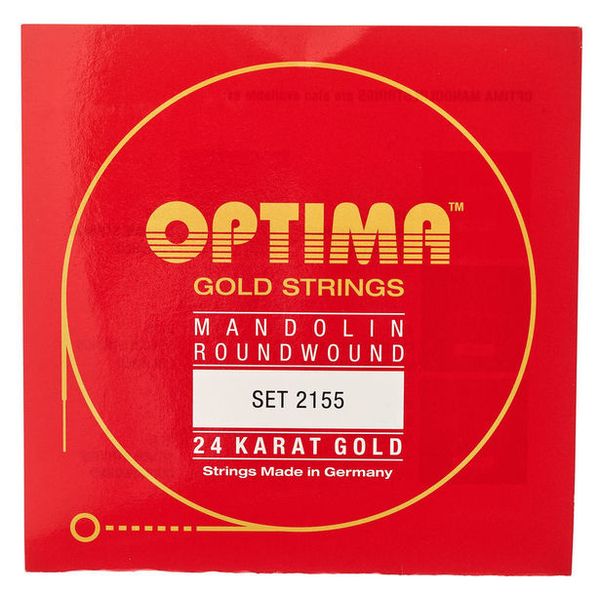 Optima 2155 24K Mandolin Gold Strings