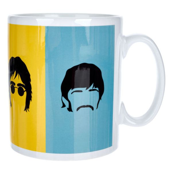 My World Beatles Blue And Yellow Mug