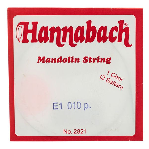 Hannabach Mandolin String E .010 (2pcs)