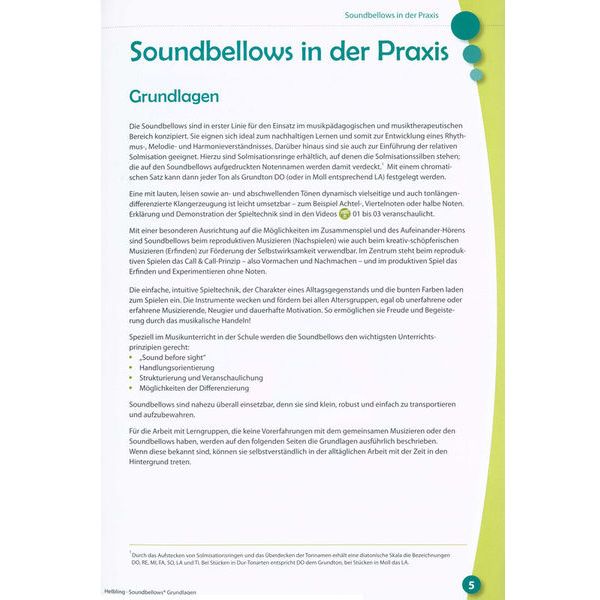 Helbling Verlag Soundbellows Grundlagen