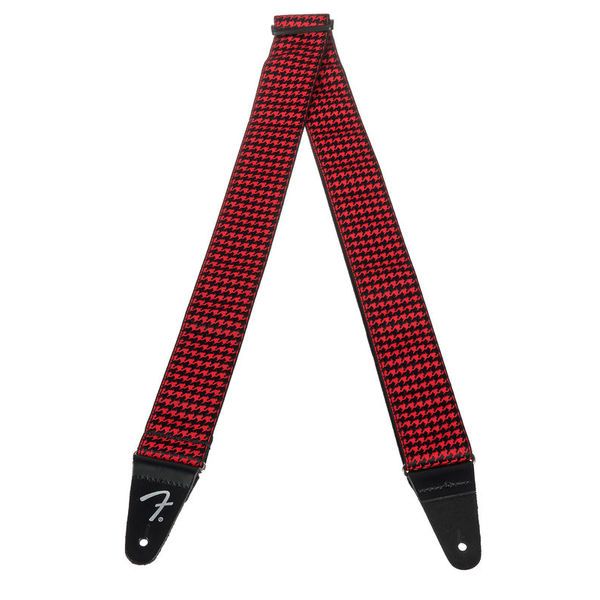 Fender Houndstooth Jacquard Strap Red