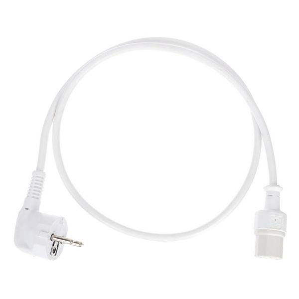 Stairville IEC Power Cable 1,0m WH angled