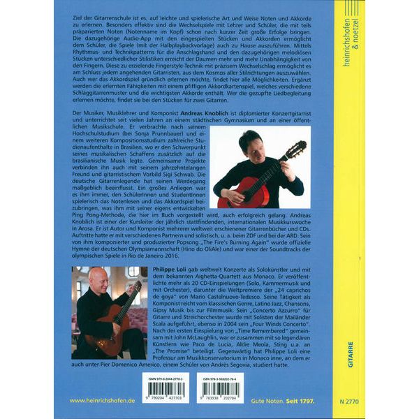 Heinrichshofen's Verlag Die Ping Pong Gitarrenschule