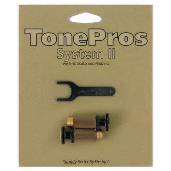 TonePros SPRS2 B Brass Locking Studs